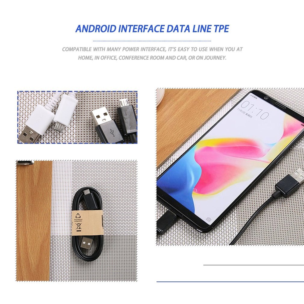 Suitable for Samsung S4 Universal Smartphone Fast Charge Micro USB2.0 Charging Cable V8 Data Cable For Android