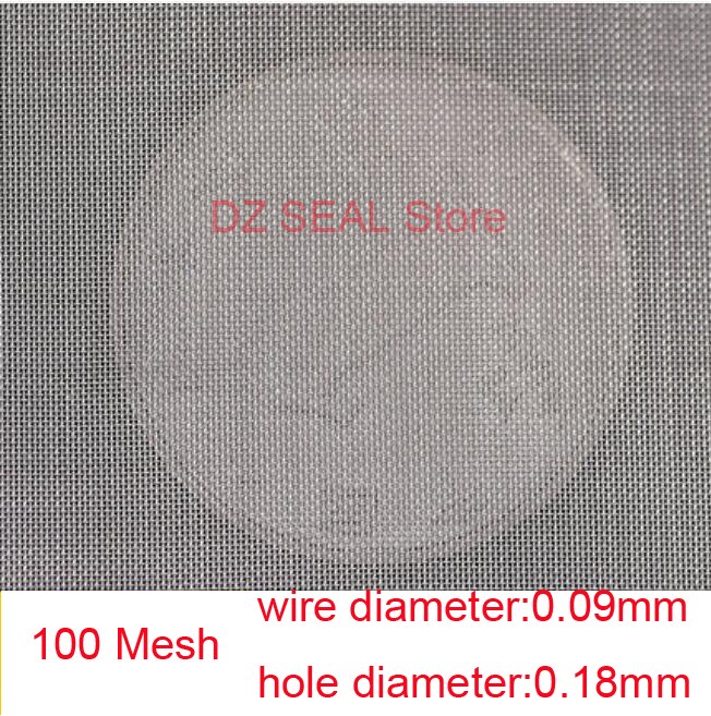 304 rustfritt stål netting matfilter metall nettfiltrering trådplate silfilter hjemmekjøkkensiler 300mm x 1000mm: 100 masker