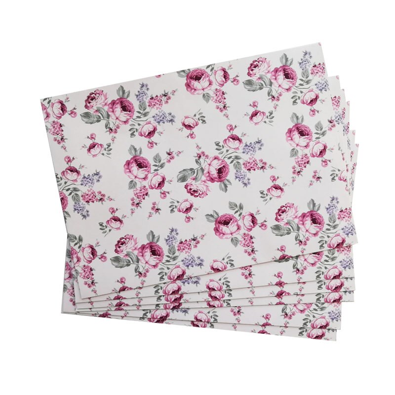 50pcs Envelope 175x125mm Rose Award Wedding Invitation Student Stationery Office Supplies Award Packing Business: flower B