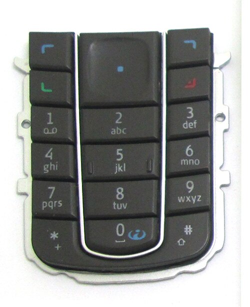 Zwart Toetsenbord Toetsenbord voor Nokia 6230 6230i