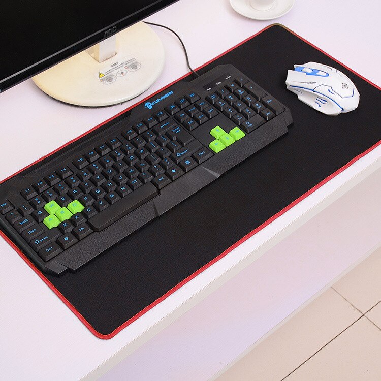 Xgz 1200*600 3mm xxl preto gaming mouse pad grande tapete personalizado engrossado teclado de mesa 4 cores bloqueio borda csgo