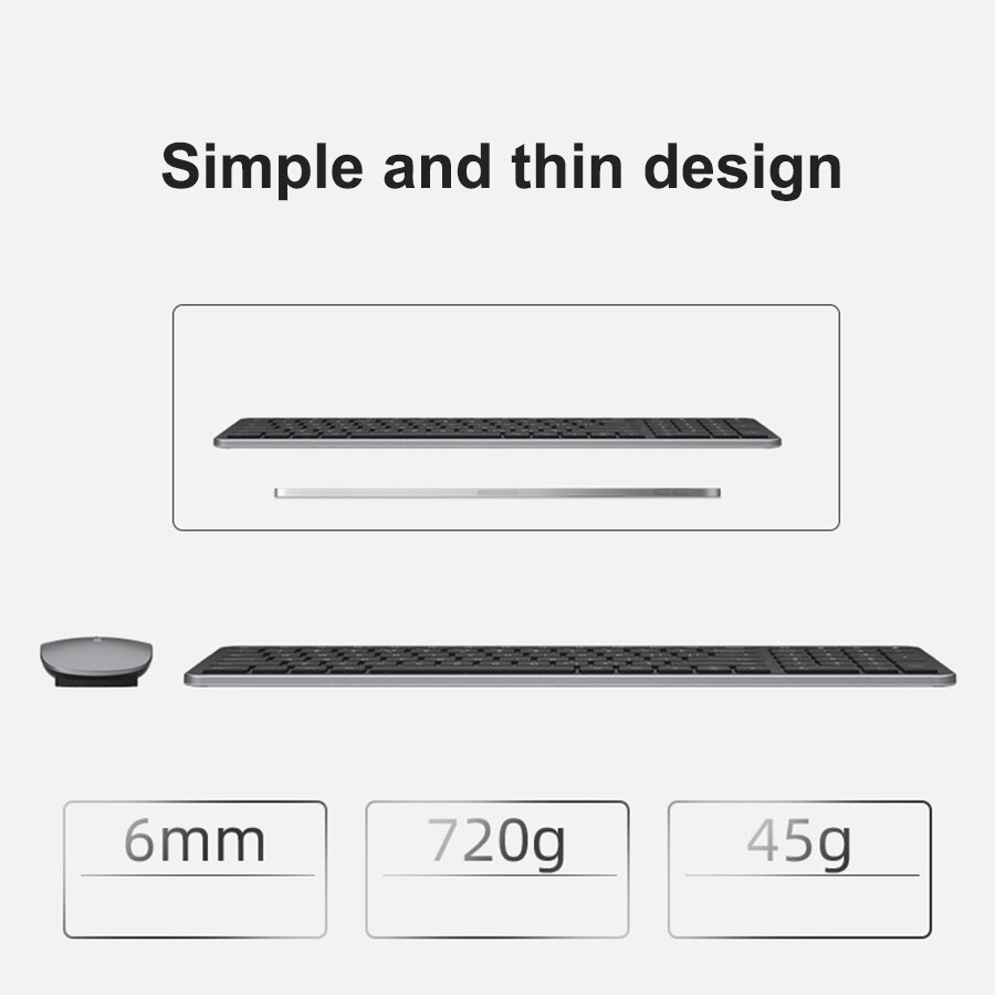 2.4G Wireless Gaming Keyboard Rechargeable Mouse Gamer Magic Keyboard Set For Macbook Xiaomi HP Silent PC Gamer Computer Keypad