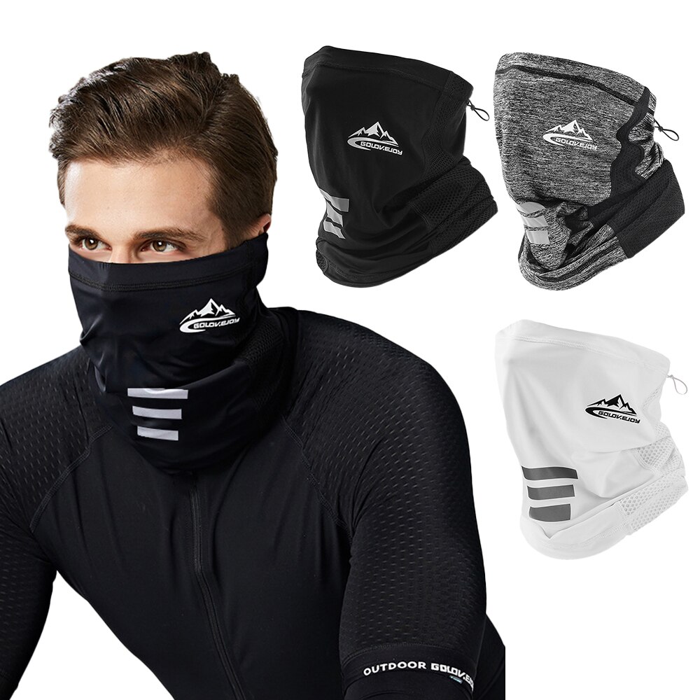 Sport Fahrrad Kappen Schal Radfahren Bandana Fahrrad Ausrügestochen Headwear Fahrt Hals Maske Fahrrad Dreieck Stirnband Schal
