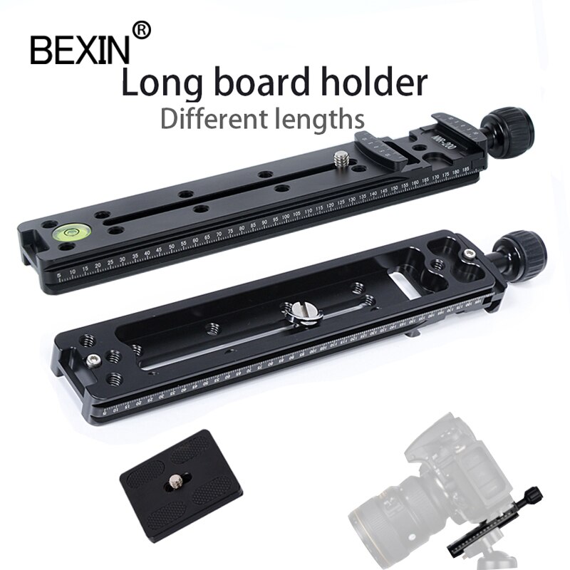 Camera Slide Track Clamp Dslr Quick Release Klem Dual Gebruik Camera Klem Voor Camera Statief Gebied Met Quick Shot Plaat 50Mm