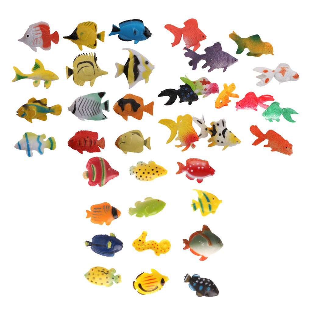 36 Plastic Tropical Aquatic Sea Fish Ocean Creatures Animals