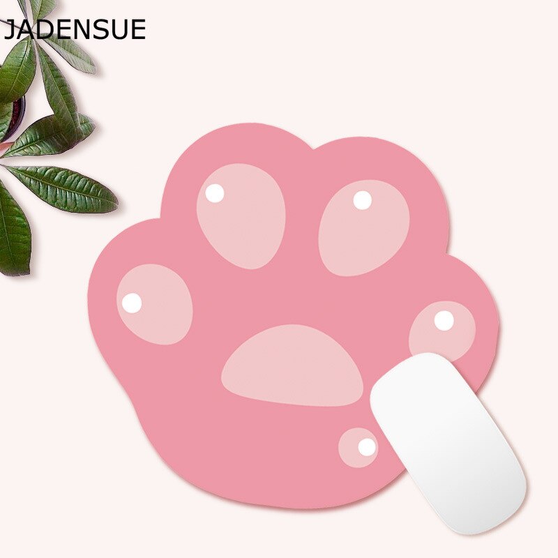 Mouse Pad Rubber Cute Cat Paw Pattern Anti-Slip Mice Comfortable Desk Mats for Laptop PC Computer Pad Game Mousepad Deskpad: 280x260x3mm 08