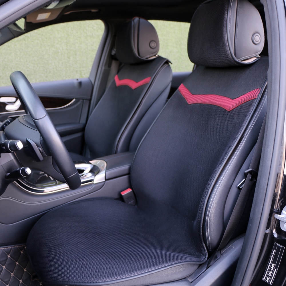 Cojín de asiento delantero para coche, cubierta de malla de aire 3D, transpirable, compatible con la mayoría de los coches, camiones, SUV, protección de asientos, 1 o 2 unidades