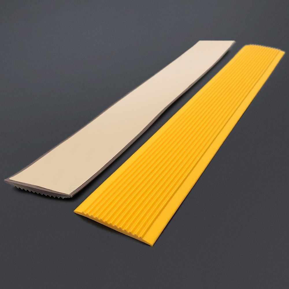 100 cm Tapijt Pads Mat zelfklevende Anti-Slip Trap Strip PVC Antislip Traptreden Strip Trap bescherming Kleuterschool: Champagne