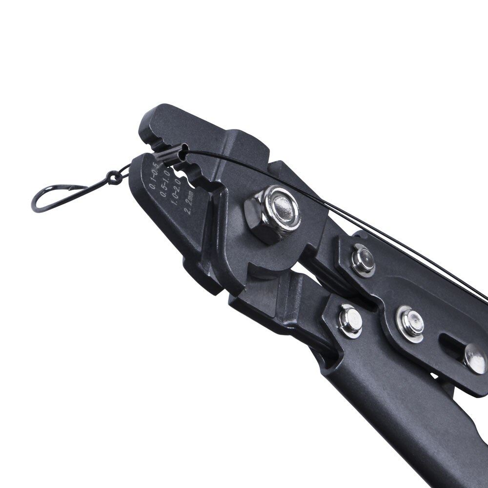Wire Rope Swager Fishing Crimpers Plier Tool For Copper Fishing Line Crimp Sleeves Swivels Snaps Up To 2.2mm Premium Rigging