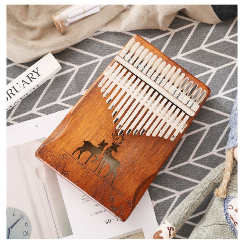 Grote Indonesische 20cm diameter Kalebas Duim Piano instrument | Marimba Kalimba Mbira Lamellophone, Negen Tines Notes | Kalimba instrument | Hand Percussie instrument