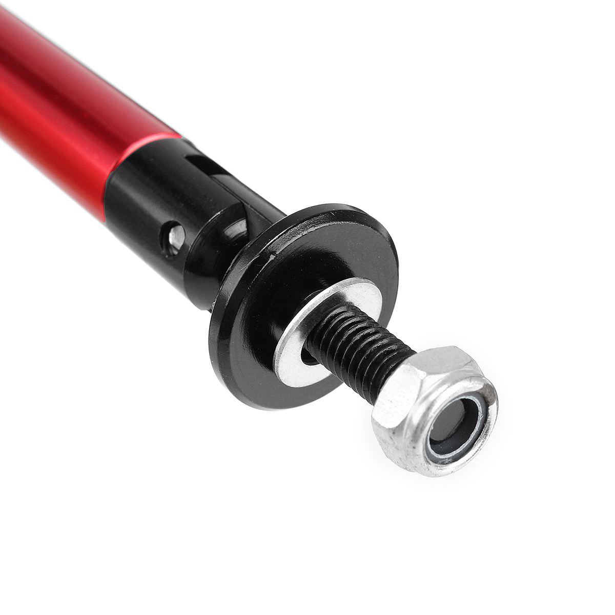 2 Stuks 75 Mm Auto Bumper Protector Lip Staaf Splitter Strut Tie Bar Ondersteuning Voor Achter Universal