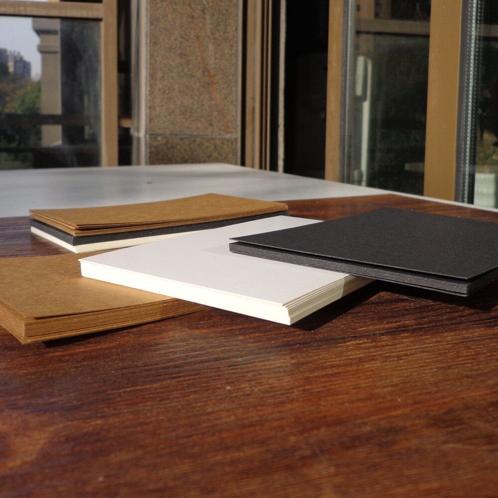 20 sztuk papier typu kraft karty szkic rysunek wiadomość karty prezent papeterii papier pakowy klasyczny pocztówki, DIY graffiti malowane