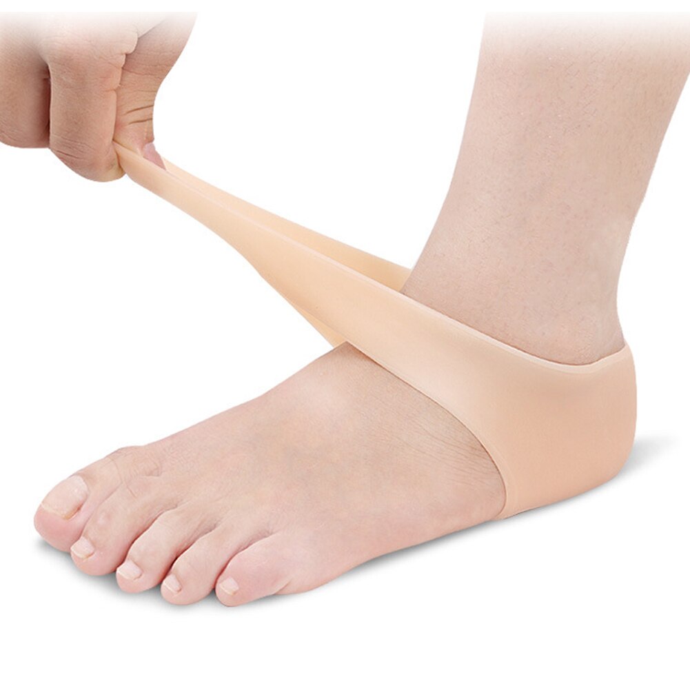 Almohadillas de silicona para el talón, accesorios para zapatos, Protector para el talón, antidolor, hidratante, antigrietas, cojín para el talón, alivia el dolor