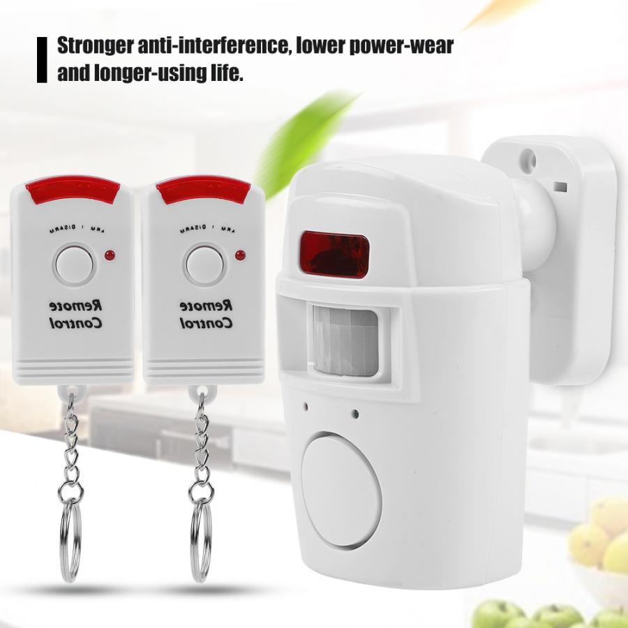 Wireless Intelligent 2 In 1 PIR Motion Detector Security Alert Alarm System Security Alarm System