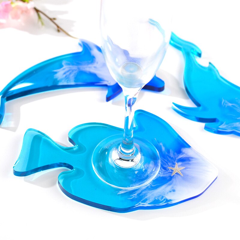 Sakura Tea Tray Coaster Silicone Mold For DIY Epoxy Uv Resin Moulds Tray Jewelry Making Tools