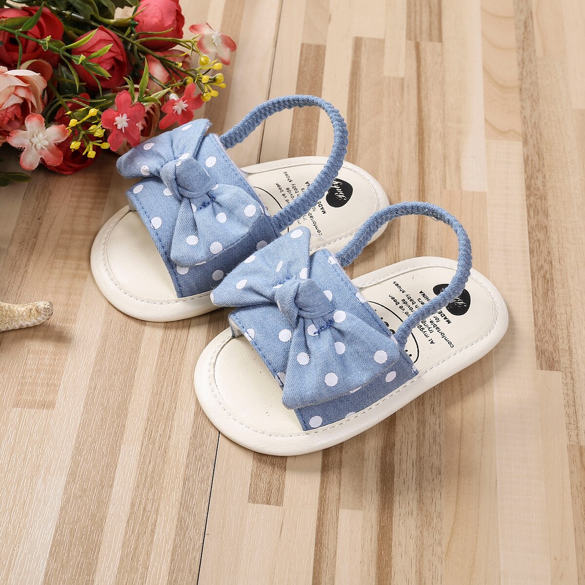 Neugeborenen Baby Mädchen Prinzessin Schuhe Sandalen Bowknot Kleinkind Sommer Sandalen Baumwolle Nicht-Unterhose Schuhe 0-18M: A / 0-6 Monate