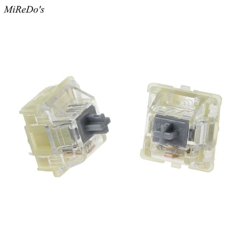 2Pcs Original Cherry MX RGB Silent Silver Switch 3Pin Speed Silver Silent Switch For Mechanical Keyboard