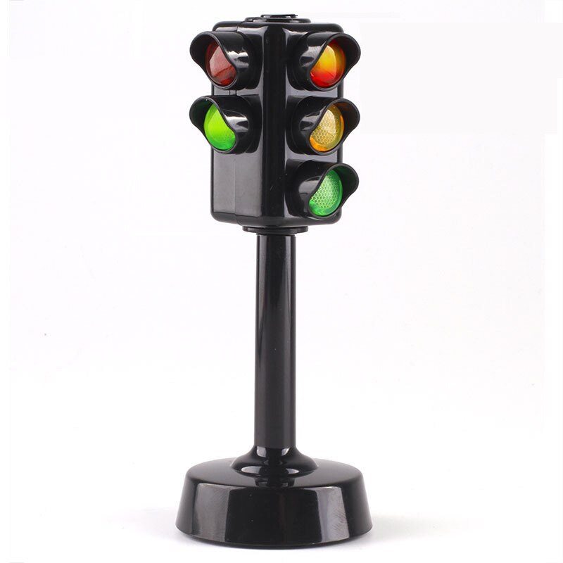 simulación de semáforo de sonido y infracciones de luz Cámara arreglos rompecabezas jardín de infantes niños juguetes de bebé: Black