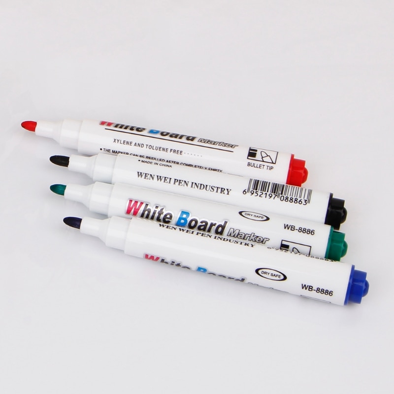 1 Pc Whiteboard Marker Uitwisbare Whiteboard Marker Pen Milieuvriendelijk White Board Marker Kantoor School Thuis Leveringen