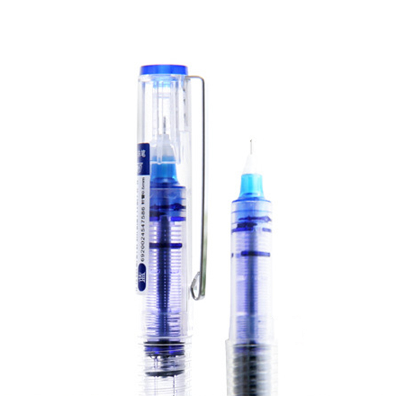 1 Pcs Gerade Flüssigkeit Nadel Typ Farbe Stift Wasser Gel Stifte Kunststoff Kugelschreiber Schule Schreibwaren