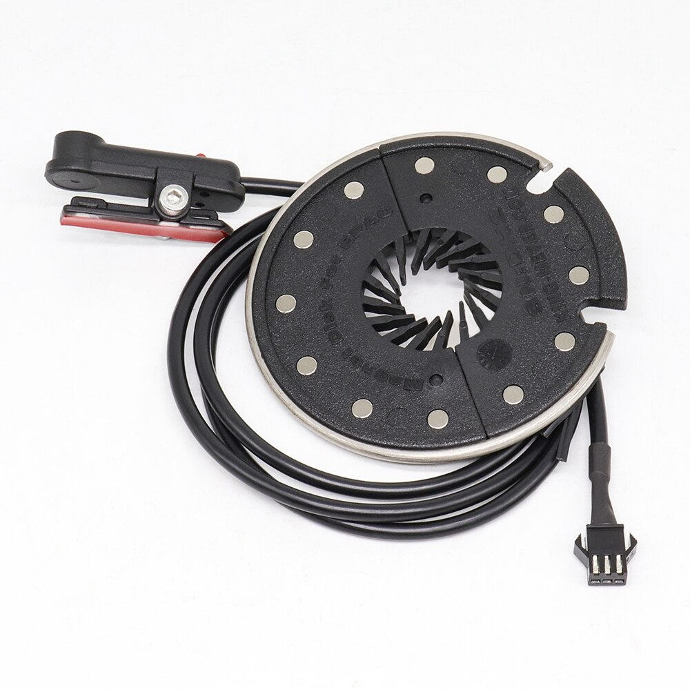 Ebike pedal assist sensor 12 signaler til kt controller pas sensor 12 magneter e cykel senssor sm stik 3 pin e-bike tilbehør: Sm-stik