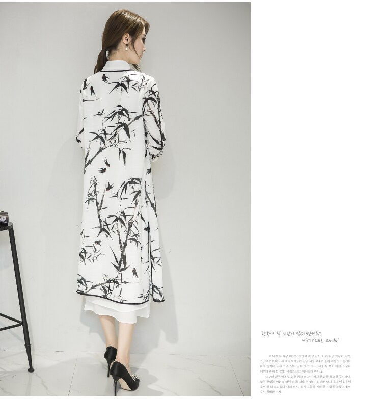 Vestido Cheongsam chino tradicional para mujer, vestido de noche de boda, 2 piezas, para verano