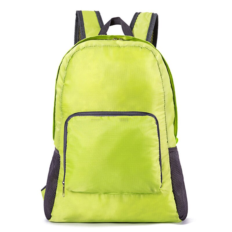Mochila plegable de viaje impermeable, mochila escolar para deportes al aire libre, senderismo, BHD2: green