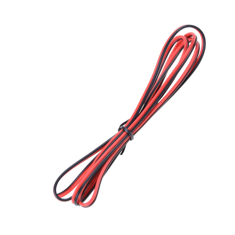 ZLinKJ 2M/4M 22awg 22AWG PVC Insulated Wire, 2 pin Red Black cable, Electrical Wire For LED Strip Extension Wire