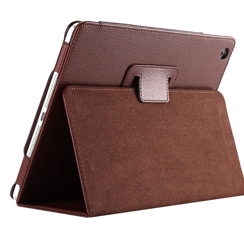 9.7'' Folio Stand Coque for iPad Air 1 Air 2 Case Magnetic Smart Flip PU Leather A1566 A1474 A1475 Funda for iPad Air 1 2 Cover: Brown