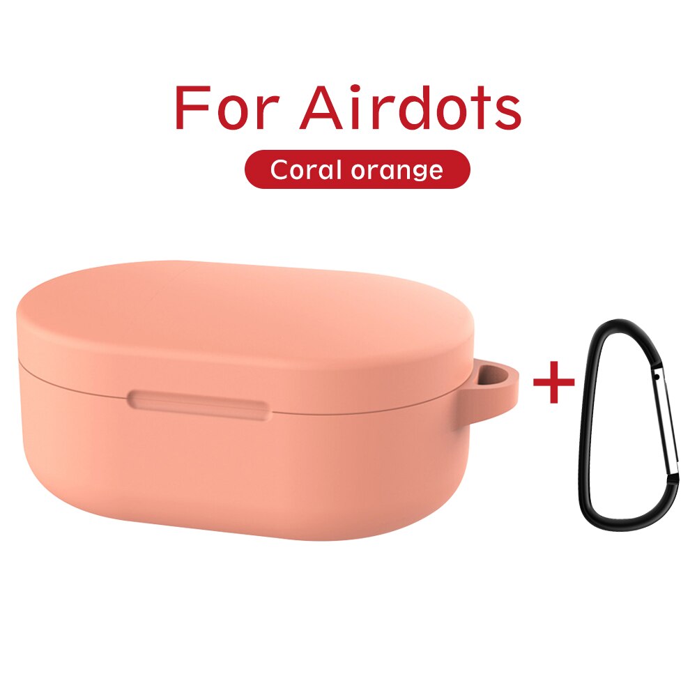 funda protectora de silicona para Redmi Airdots airdots airdot TWS funda inalámbrica Bluetooth para auriculares con gancho: 08