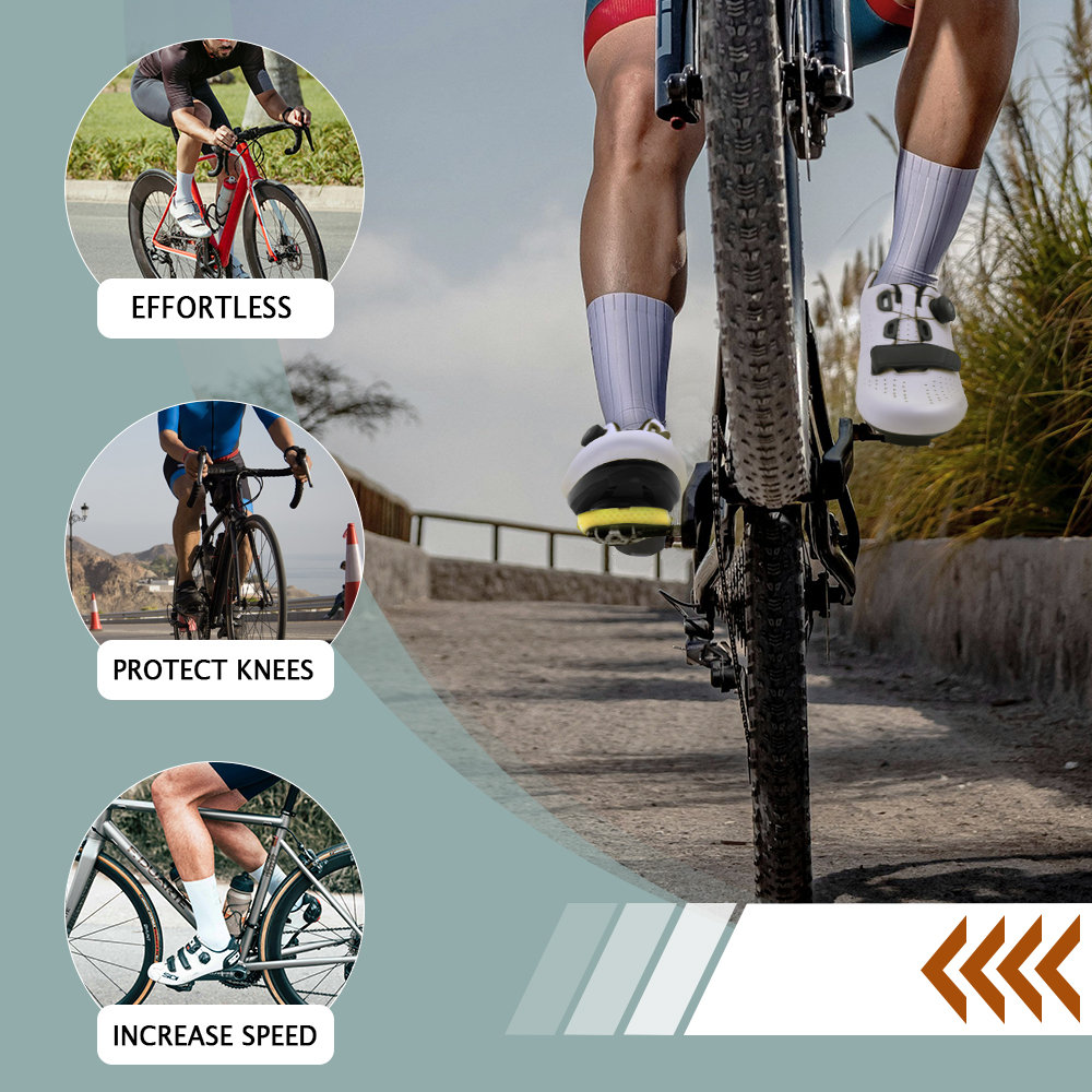 1 Pair Quick Release Cycling Shoes Case Cleats Self-locking Pedal protective cover Aerodynamic For WAHOO SpeedPlay Zero