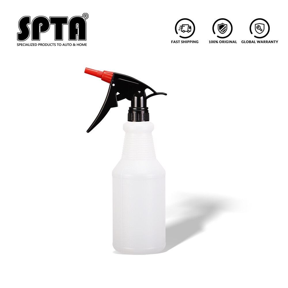 SPTA Empty Plastic Spray Bottles With Acid And Alkali Resistant Can Foam Sprayer Adjustable Nozzle for Car Beauty