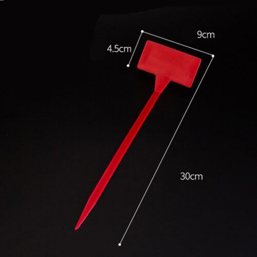 Plastic Plant Label Tag Seed Soil Gardening Tool Nursery Flower 10Psc Garden