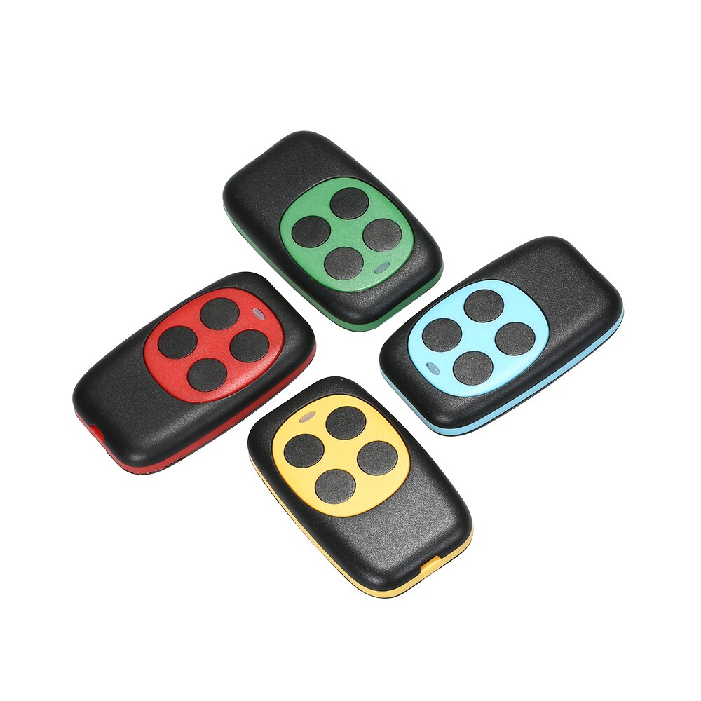 433 MHz RF Code Remote Control Copy 4 Key Cloning Duplicator Universal Key Fob for Electric Garage Door Controller,Yellow
