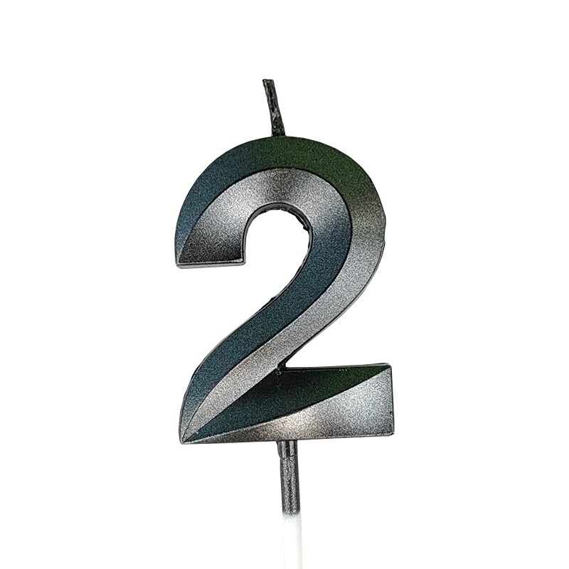 Grünes Opernhaus, digitale Kerze, alles Gute zum Geburtstag, Kuchendekoration, 0–9, verzierte Kerzen für Prinzen, Party-Veranstaltungen