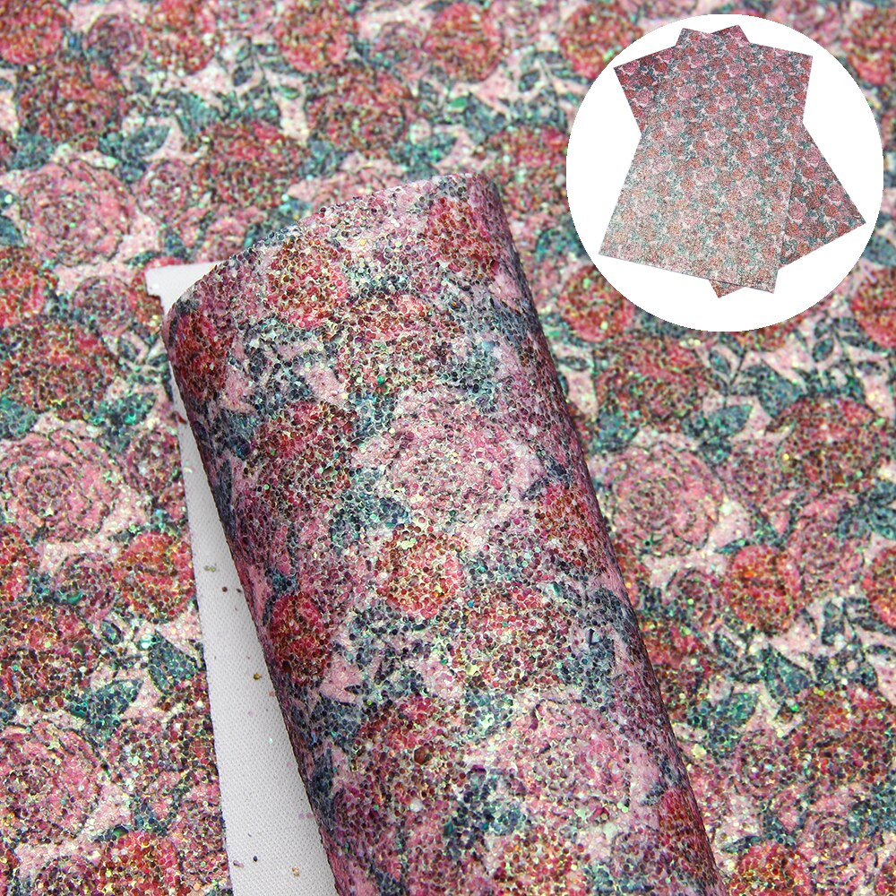 David accessoarer 20*34cm glitter halloween tryckt konstläder tyg diy rosett material heminredning ,1 yc 7789: 1076629006