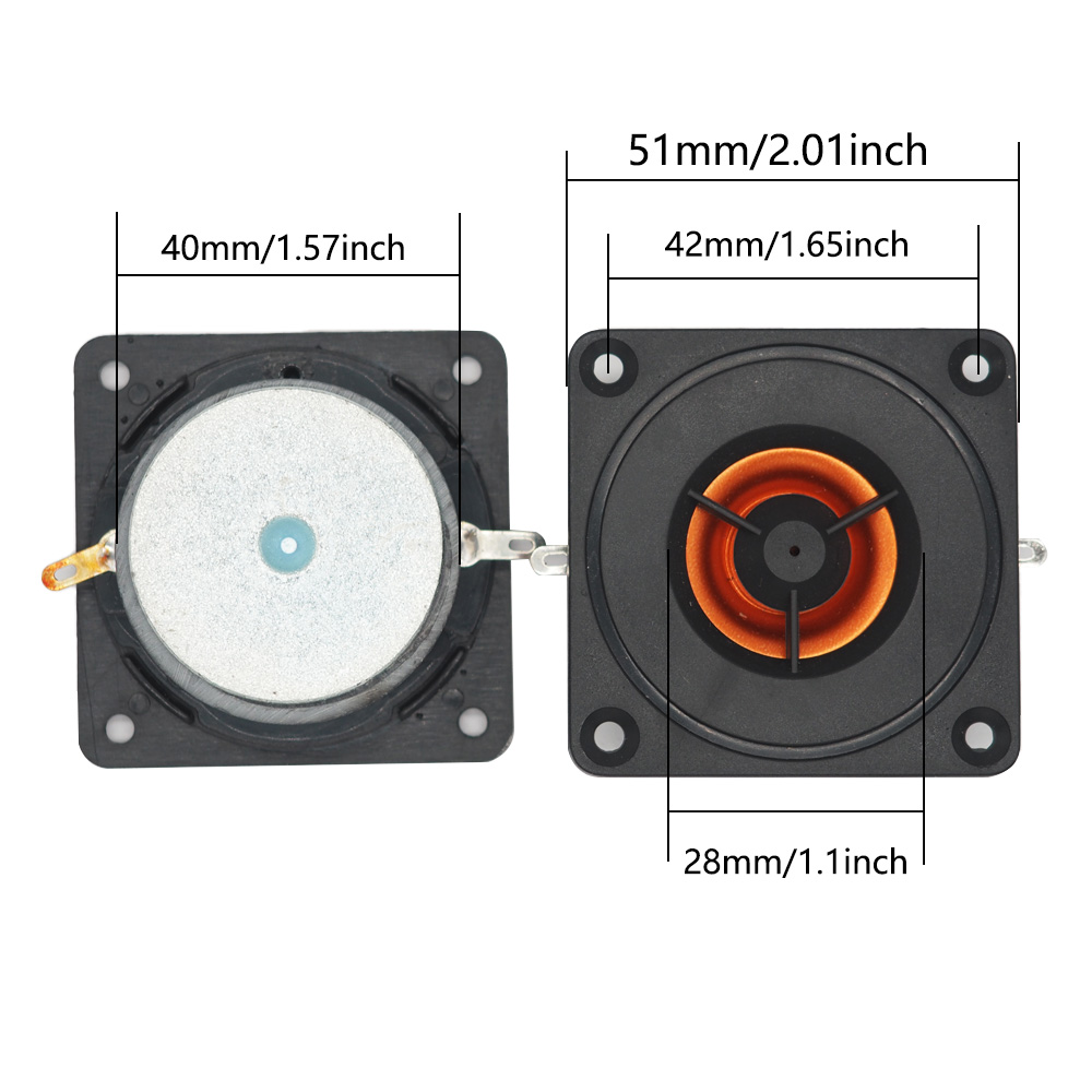 2 stks/partij 2 Inch 52MM Tweeter 4 Ohm 15W Treble Speaker DIY Bluetooth Home Sound Theater Luidspreker Gemodificeerde auto Luidsprekers