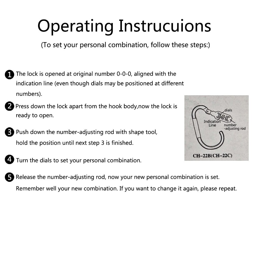 Helmet Security Lock T-bar 3-Digit Combination For Harley Honda Yamaha Indian Vespa Dirt Bike Motor Helmet Locks Parts