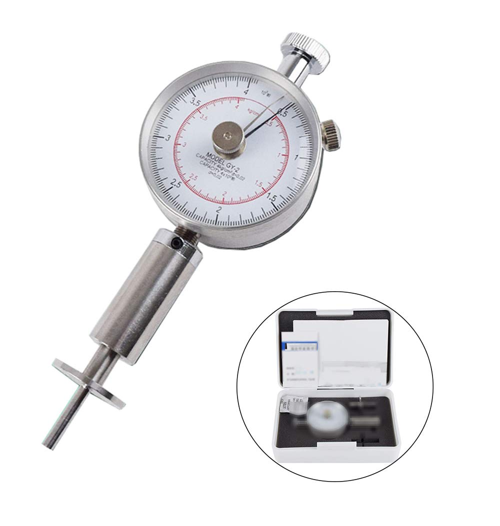 Fruit Penetrometer with Fruit Hardness Tester Fruit Sclerometer Fruit Durometer for 0.5-4kg/cm 2 (x10 5pa)