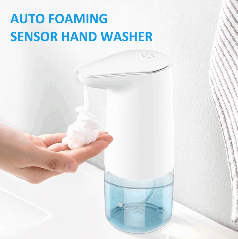 Baseus Intelligente Automatische Zeepdispenser Inductie Schuimende Hand Wassen Apparaat Voor Keuken Badkamer Handwasmachine Smart: Light Grey