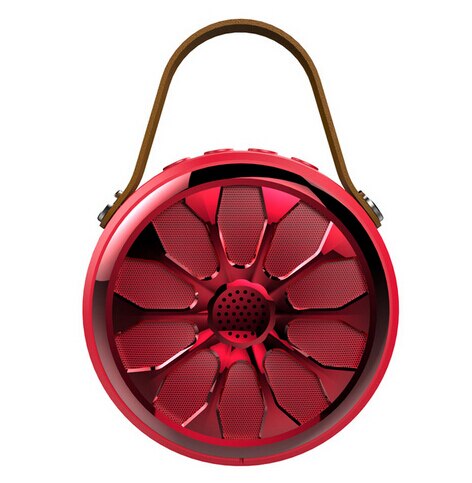 Portable Bluetooth Bicycle Speaker FM Radio Outdoor Waterproof Wireless Speaker Powerful Boombox Flashlight Music Center P29: Red