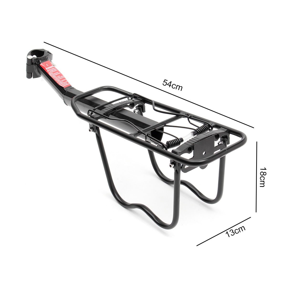 MTB Bike Rear Rack Mount Seat Post Mount Pannier Carrier Holder Aluminum Alloy Quick Release Bicycle Rack Luggage Seat Post