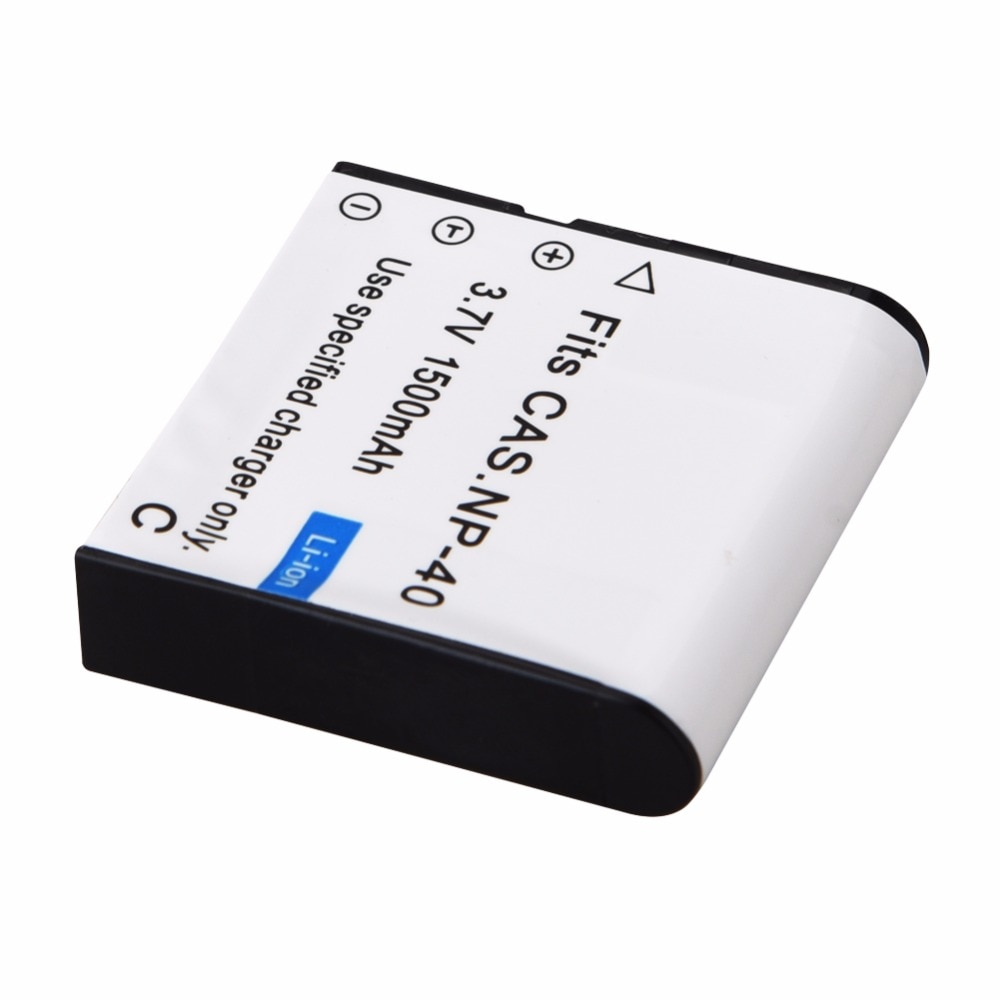 1pc 1500mAh NP-40 Digital Camera Battery for Casio EX-Z30/Z40/Z50/Z55/Z57/Z750 EX-P505/P600/P700 PM200 NP 40 NP40 CNP40 Battery