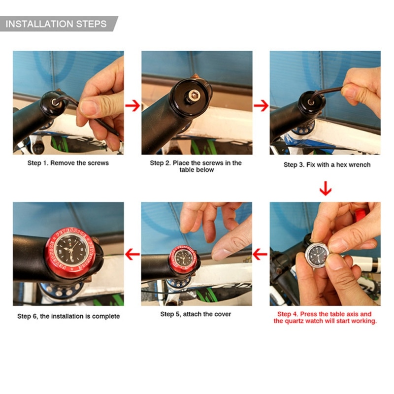 Waterdichte Fiets Lichtgevende Headset Stem Horloge Computer Bike Voertuig Klok Fietsen Hoofd Onderdelen Uurwerk Headset Top Cap Stem Cov