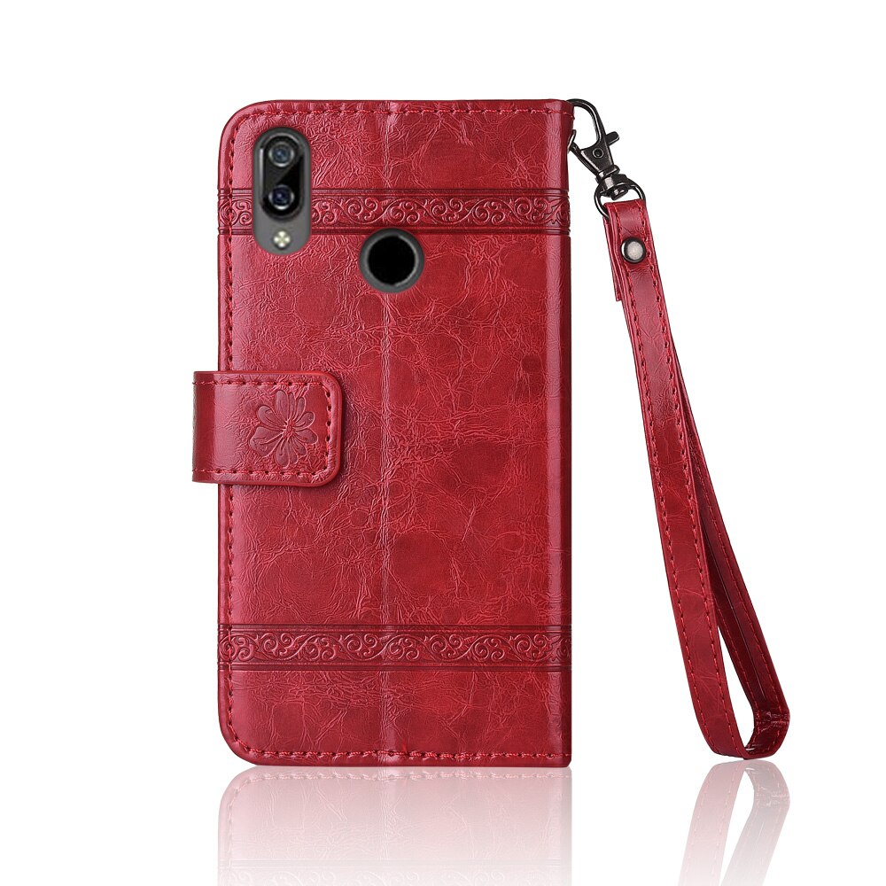 Funda tipo billetera para BQ 6040L, funda mágica con correa, 100% especial de cuero PU con estampado Floral