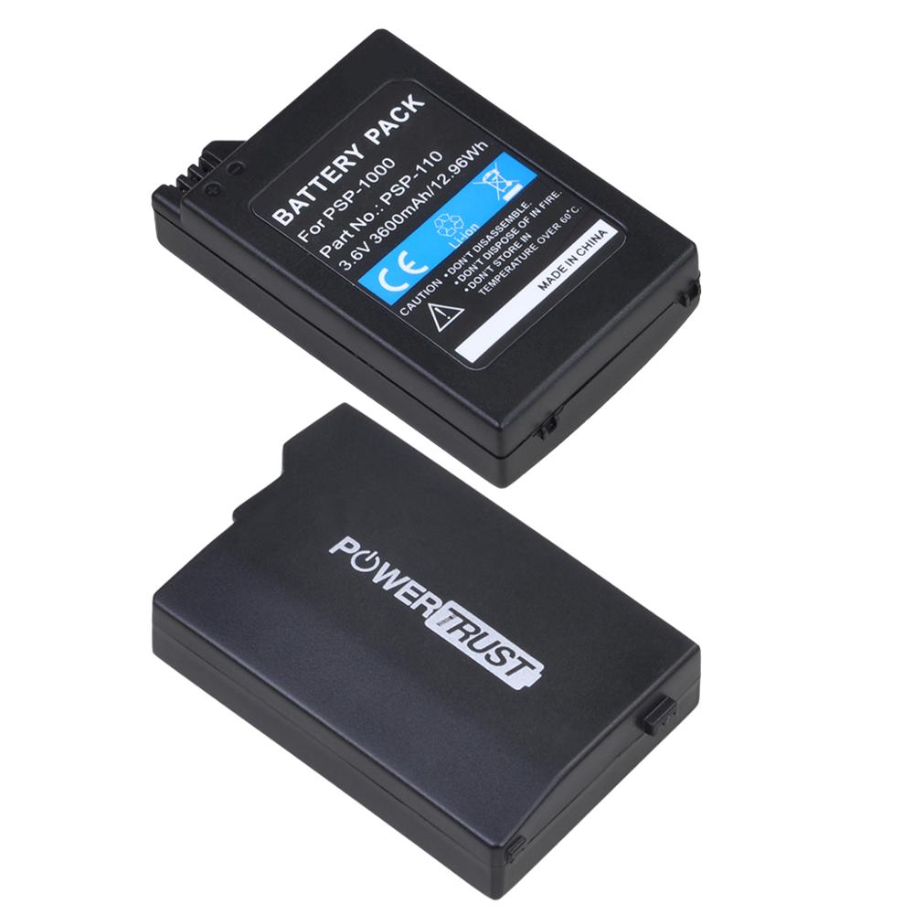 Powertrust 3.6V 3600 Mah PSP-1000 PSP1000 Oplaadbare Batterij Voor Sony 98523, PSP-1001, PSP-110