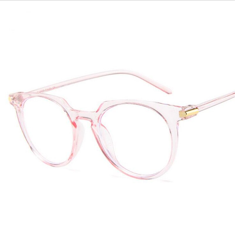 Estilo intelectual Retro miopía gafas para Unisex de decoración de PC gafas transparentes gris transparente/azul/Rosa marco