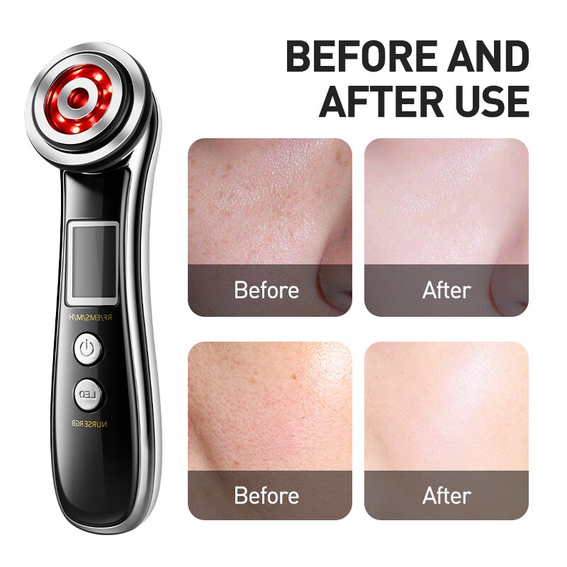 LED photon radio frequency radio frequency radio frequency EMS skin rejuvenation thin face firming massage beauty instrument