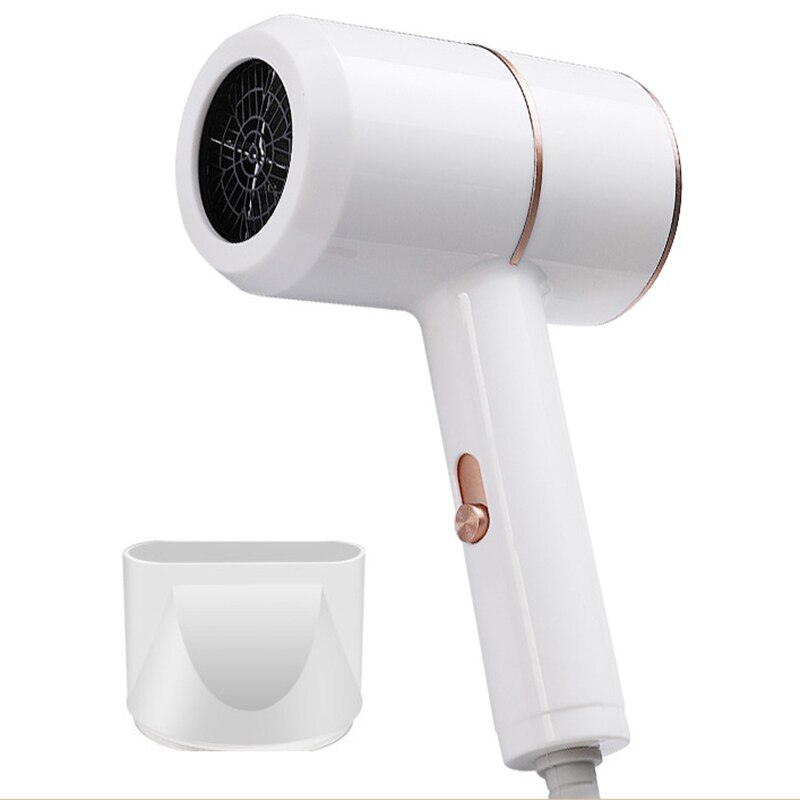 Strong Wind Hair dryer Salon Dryer &Cold Wind Negative Ionic Hammer Blower Dry Electric Hair dryer: White / UK