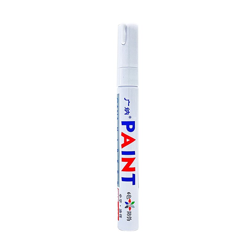 6 Colors White Car Paint Graffti Marker Pen For Volkswagen VW Polo Tiguan Passat B6 B7 B8 T5 T6 Golf UP Vento Arteon Touareg